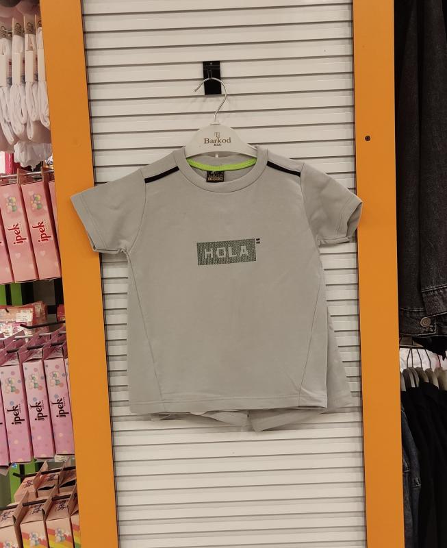 BARKOD Kids 50049 Hola Erkek Çocuk Penye Kaprili 2li Takım