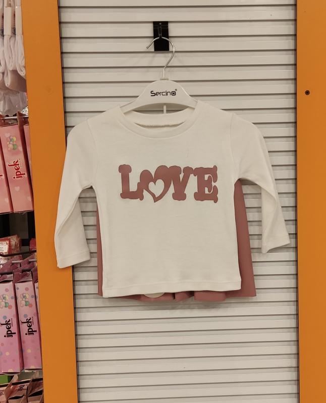 ARDAGİ Kids 1246 Love Deri Etekli Kız Çocuk Takım