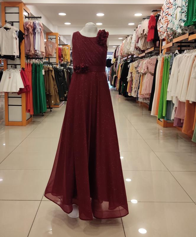 ONBUCO Kids 1534 Çapraz Omzu Çiçek Kız Çocuk Abiye