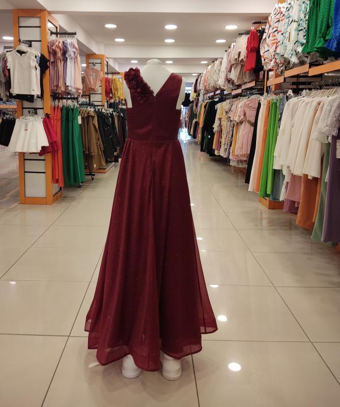 ONBUCO Kids 1534 Çapraz Omzu Çiçek Kız Çocuk Abiye