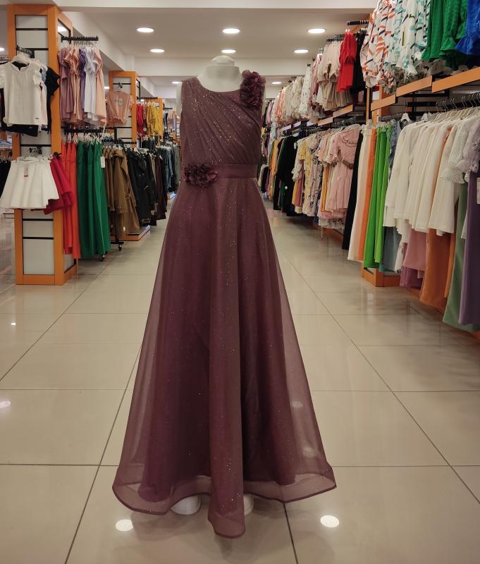 ONBUCO Kids 1534 Çapraz Omzu Çiçek Kız Çocuk Abiye