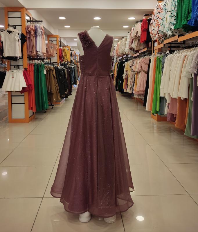 ONBUCO Kids 1534 Çapraz Omzu Çiçek Kız Çocuk Abiye
