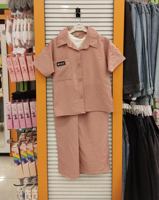 SONÖZ Kids 424 Kız Çocuk 3lü Alt Üst Takım