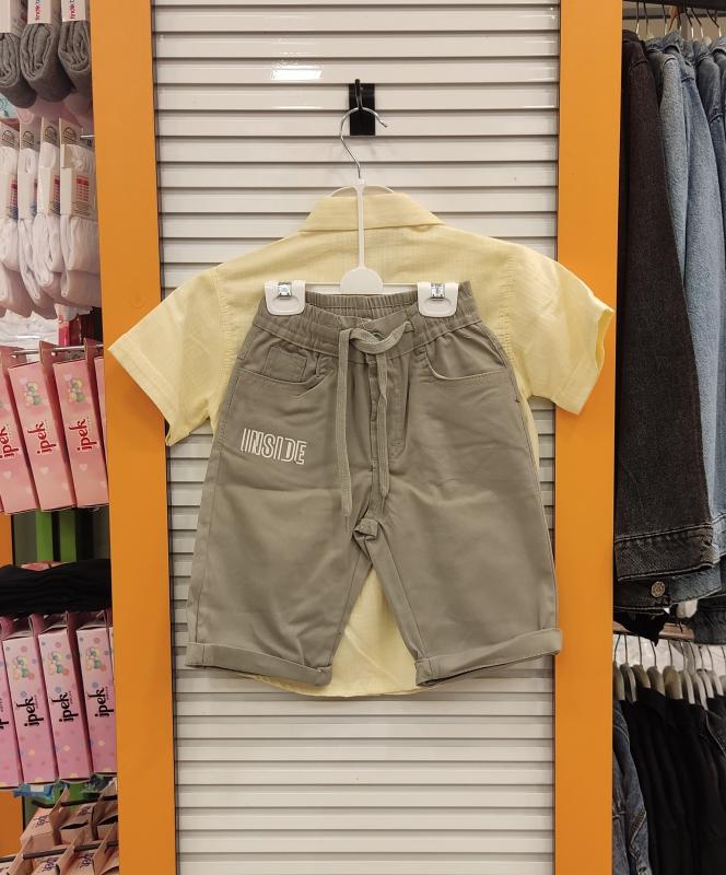 RİMİNİ Kids 5722 Erkek Çocuk Insıde Gömlekli 2li Takım
