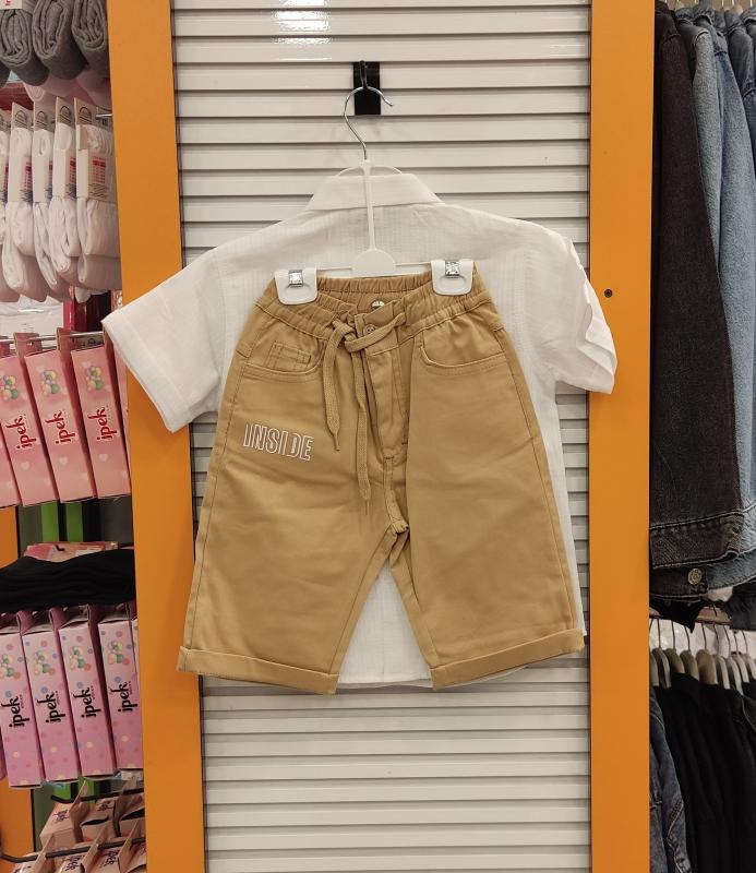 RİMİNİ Kids 5722 Erkek Çocuk Insıde Gömlekli 2li Takım