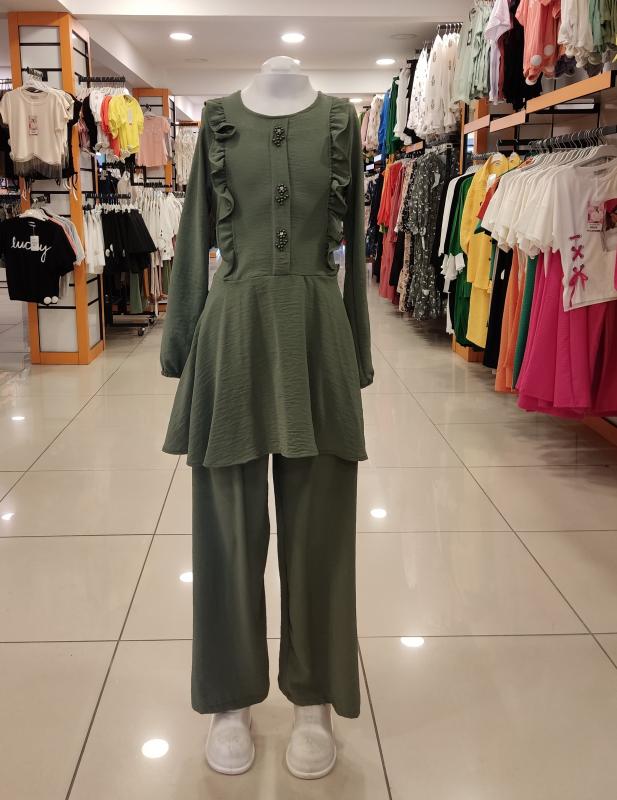 ESMAGÜL Kids 2308 Kız Çocuk Tunik 2li Takım