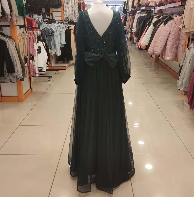 ONBUCO 1516 Güllü Tül Kol Kız Çocuk Abiye
