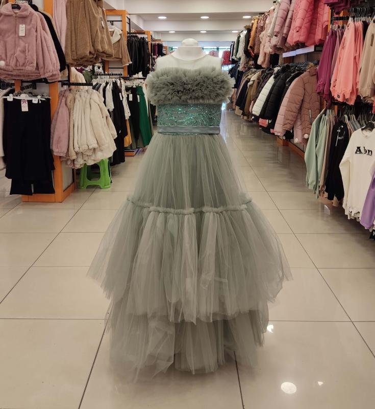 DAİSYGİRLS Kids 2303 Roba Büzgülü Kız Çocuk Abiye