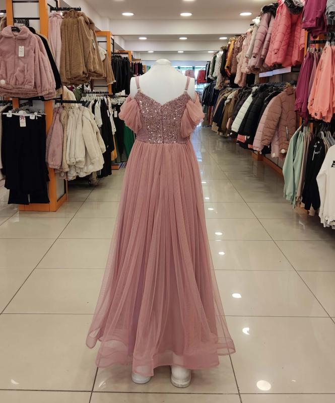 ONBUCO Kids 1524 Kız Çocuk Askılı Abiye