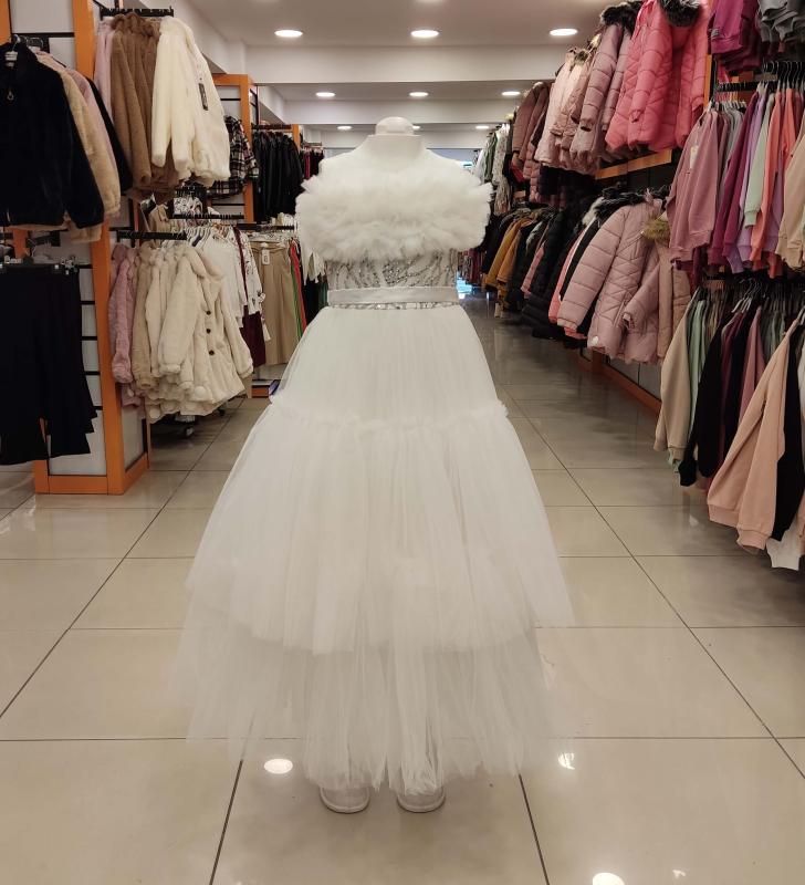 DAİSYGİRLS Kids 2303 Roba Büzgülü Kız Çocuk Abiye