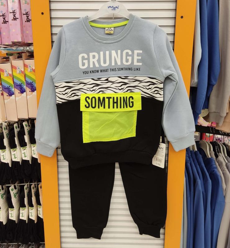 YAVRUCAK Kids 11744 Grunge Kız Çocuk Polarlı 2li Takım