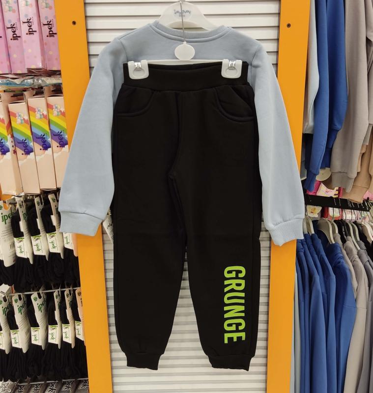 YAVRUCAK Kids 11744 Grunge Kız Çocuk Polarlı 2li Takım