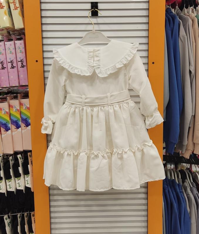 MİSS KUĞU Kids 7514 Kız Çocuk Yakalı Elbise