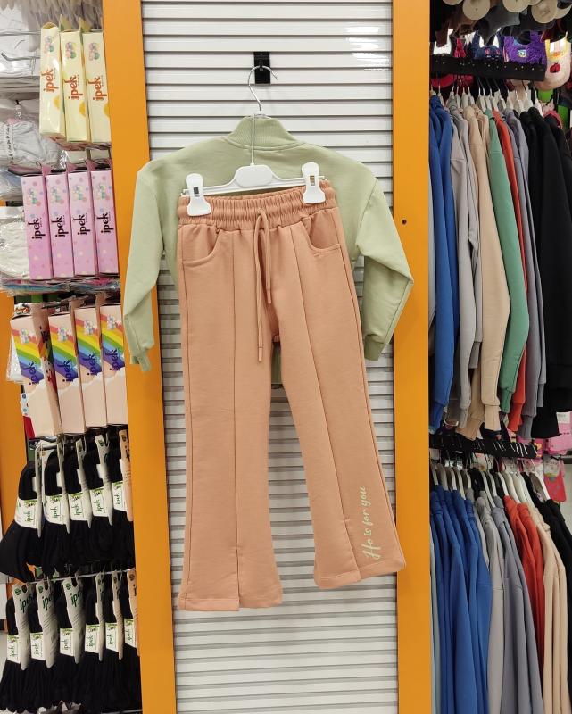 YAVRUCAK Kids 6912 Kız Çocuk Cepli 3lü Takım