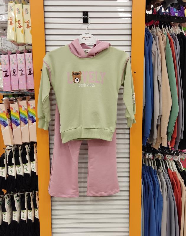 YAVRUCAK Kids 6914 Lovely Kız Çocuk 2li Takım