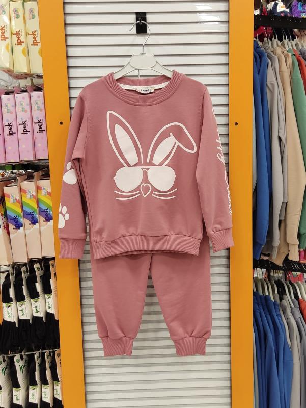 İ.CAN Kids 1448 Kız Çocuk Tavşanlı 2li Takım