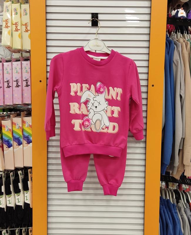 GOLDTREND Kids 604 Kız Çocuk Tavşanlı 2li Takım
