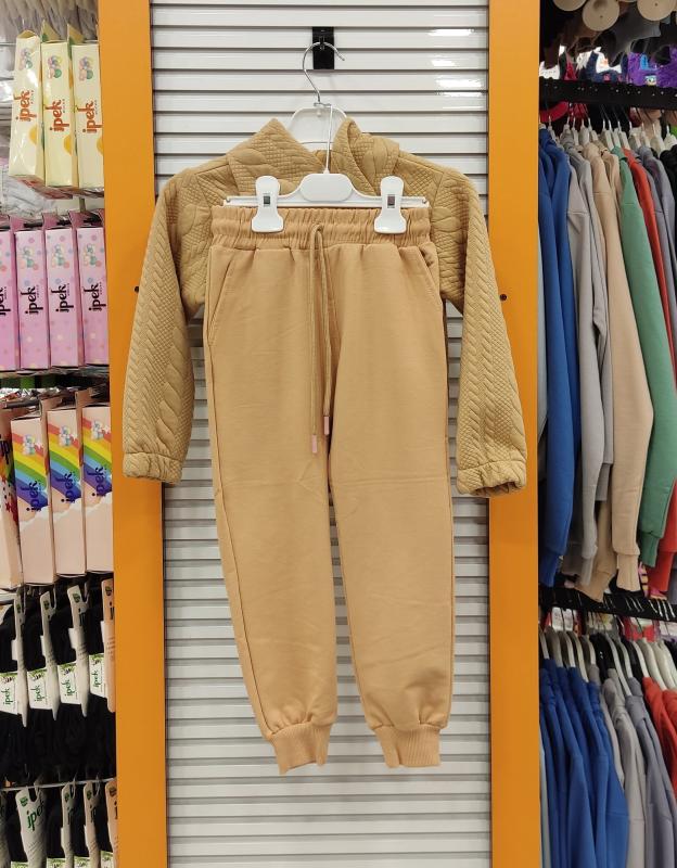 YAVRUCAK Kids 6928 Fermuarlı Kız Çocuk 2li Takım