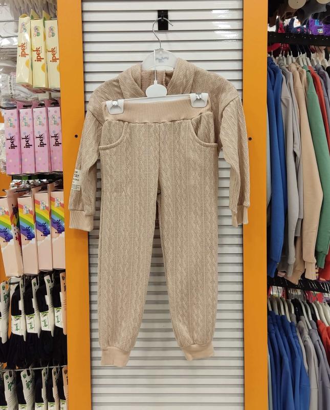 YAVRUCAK Kids 6929 Fermuarlı Kız Çocuk 2li Takım