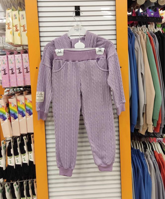 YAVRUCAK Kids 6929 Fermuarlı Kız Çocuk 2li Takım