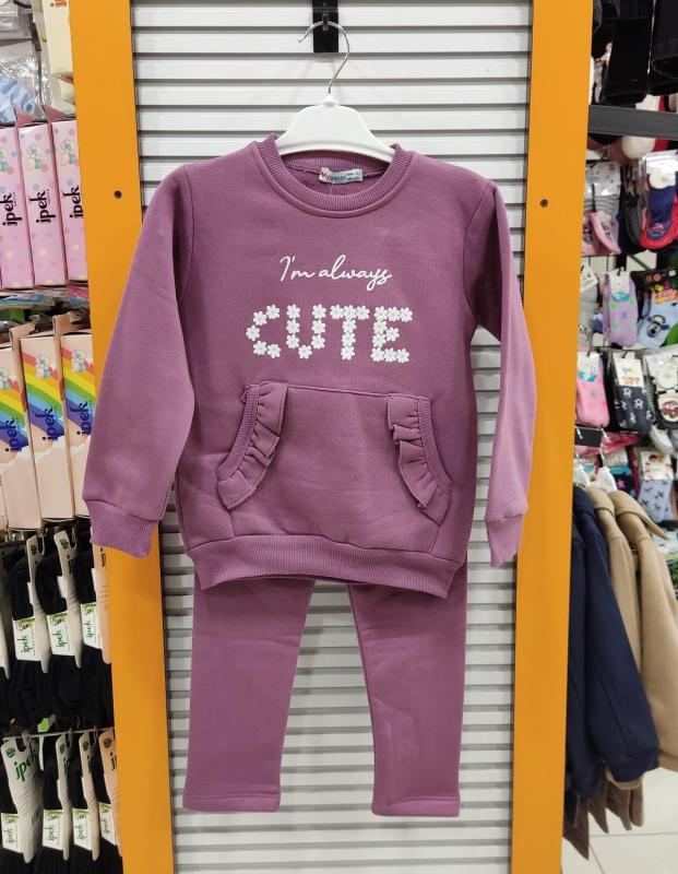 MYHANNE Kids 54320 Cute Kız Çocuk 2li Takım 2iplik