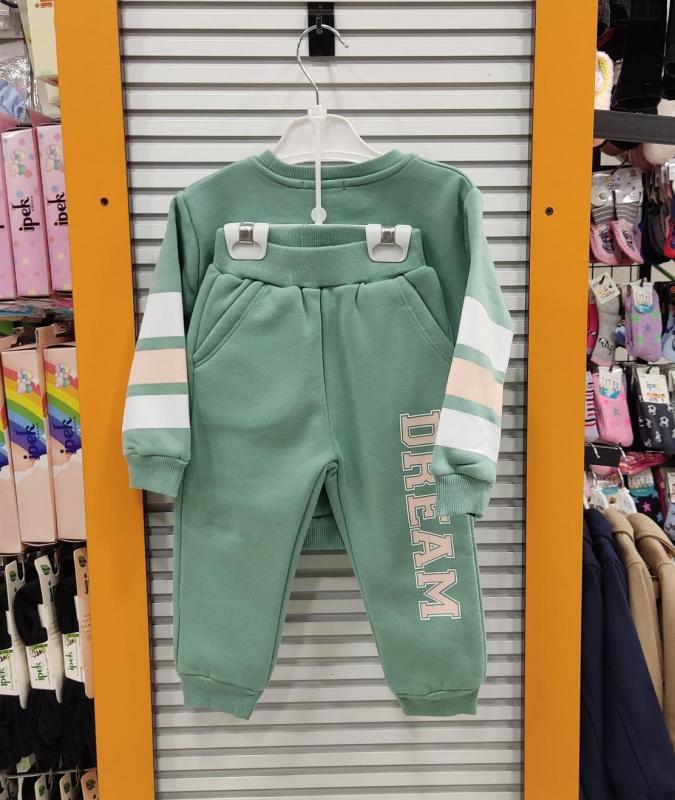 MYHANNE Kids 54327 Believe Kız Çocuk Polarlı 2li Takım