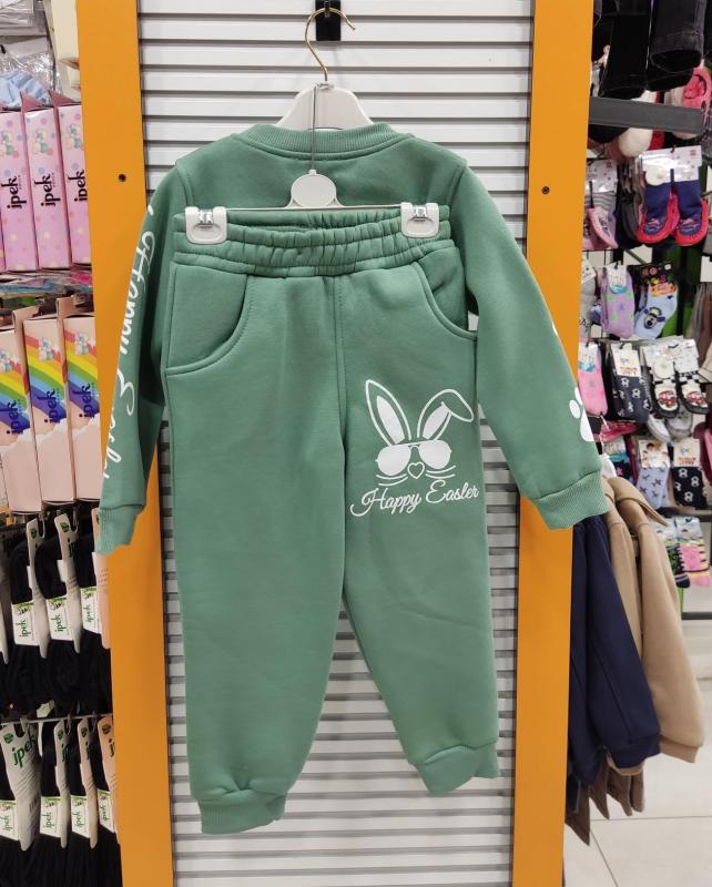 İ.CAN Kids 1463 Tavşanlı Kız Çocuk Polarlı 2li Takım