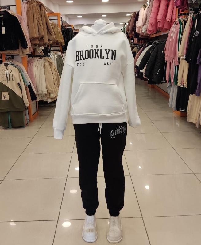 SONÖZ kids 531 Brooklyn Kız Çocuk Kapşonlu Polarlı 2li Takım