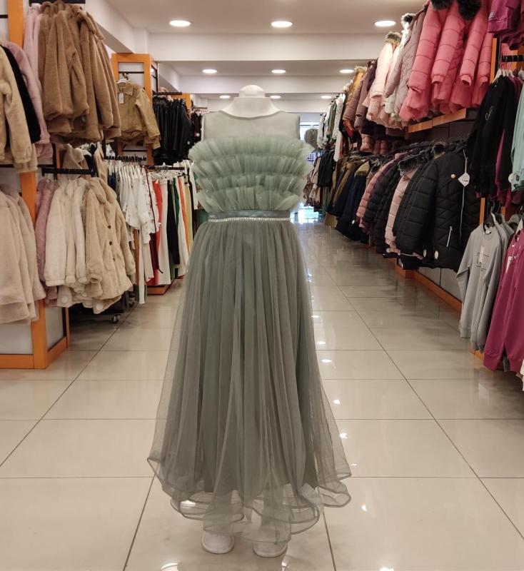 DAİSYGİRLS 2307 Riva Büzgülü Kız Çocuk Abiye