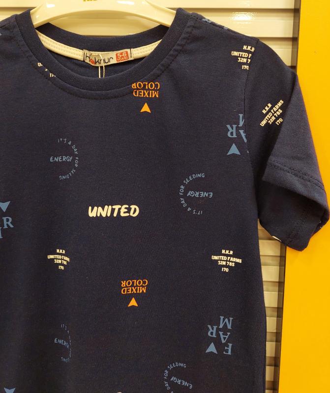 HAKNUR Kids 10344 Erkek Çocuk Suprem Baskılı Penye Tişört