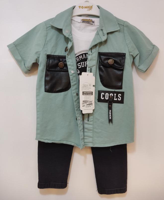 TOMBİŞ Kids 5505-6505 Erkek 3lü Takım