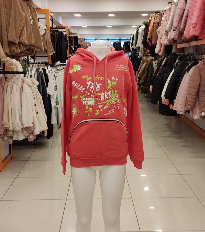 BONİBON’S Kids 3016 Kız Çocuk Kapşonlu Sweat