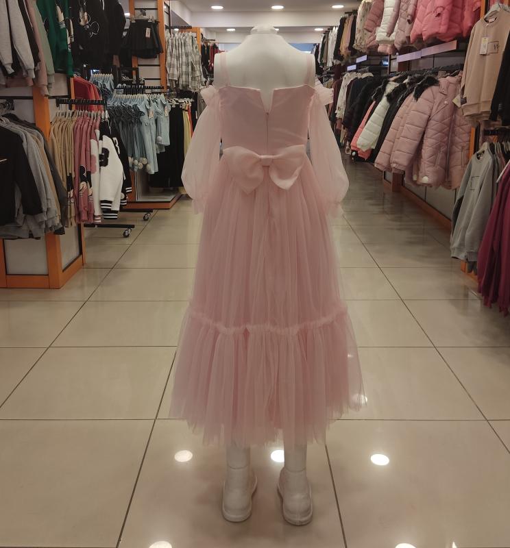 ŞEKER Kids 3677 Kız Çocuk Kolları Tül Abiye