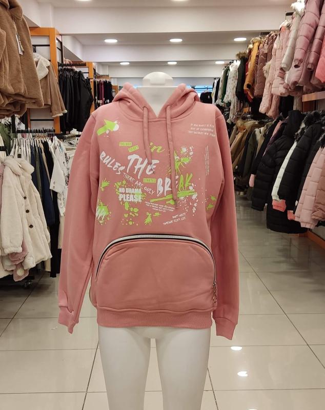 BONİBON’S Kids 3016 Kız Çocuk Kapşonlu Sweat