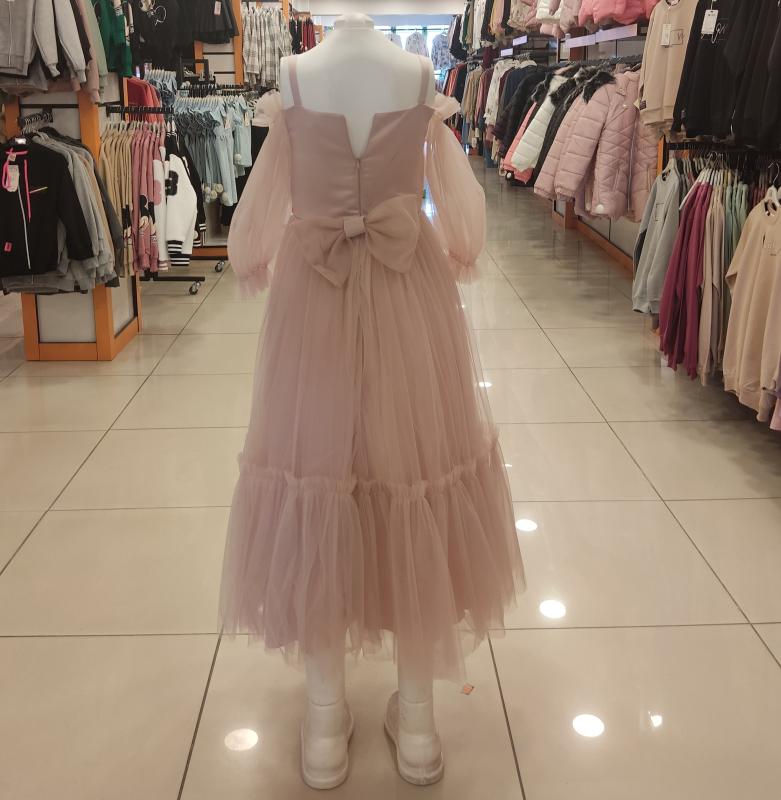 ŞEKER Kids 3677 Kız Çocuk Kolları Tül Abiye