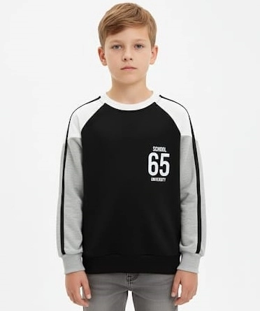 HAY Kids 24092 Erkek Çocuk Bisiklet Yaka Sweat