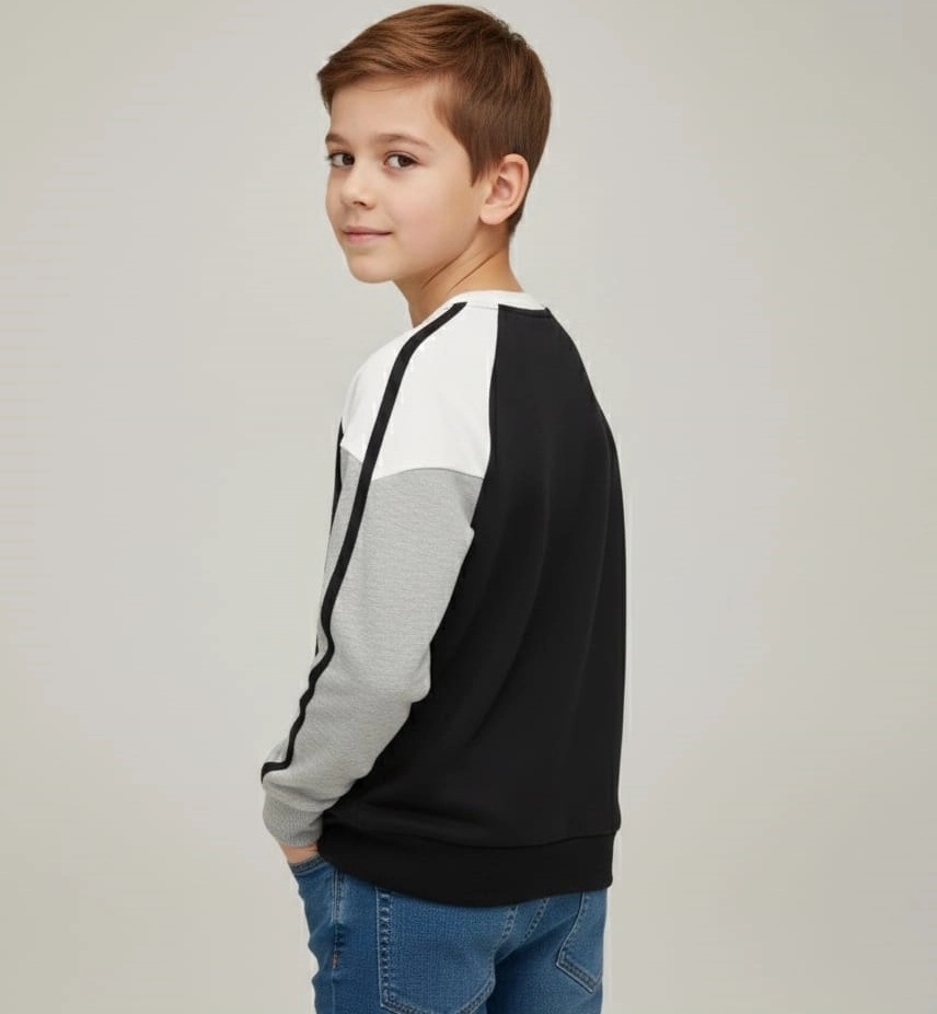 HAY Kids 24092 Erkek Çocuk Bisiklet Yaka Sweat