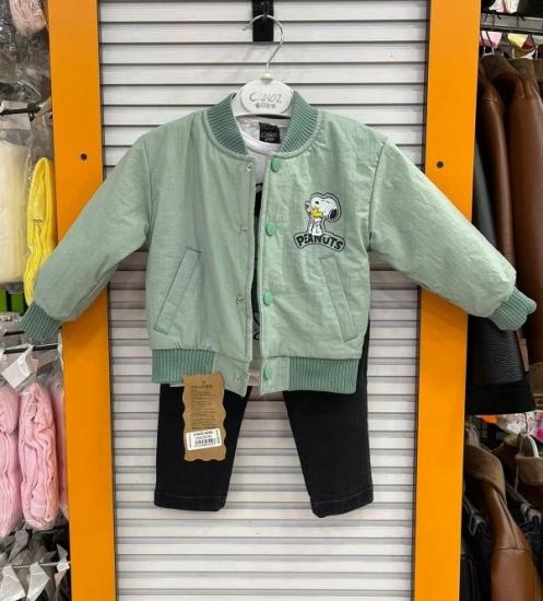 CANÖZ Kids 3222 Erkek Çocuk Montlu 3lü Takım