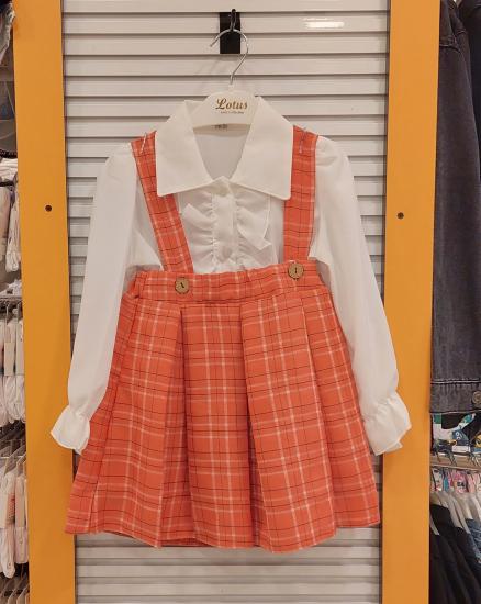 ENFETTO Kids 2327 Kız Çocuk Gömlekli Elbise