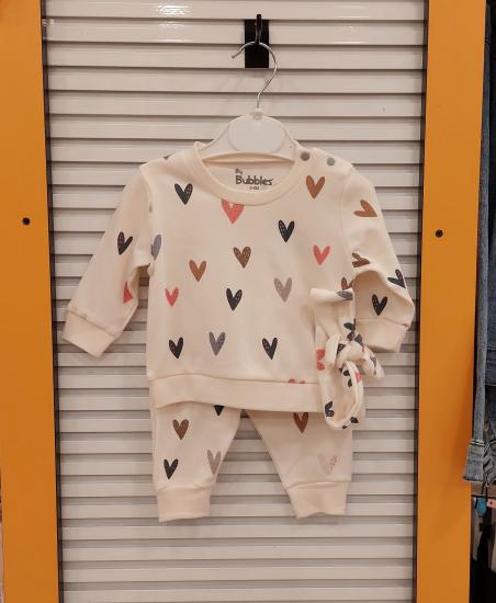 ESYA Baby 7001 Kız Bebek Kapli 3lü Takım