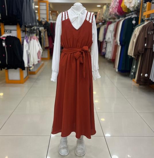 ESMAGÜL Kids 0102 Kız Çocuk Gömlekli Jile Elbise