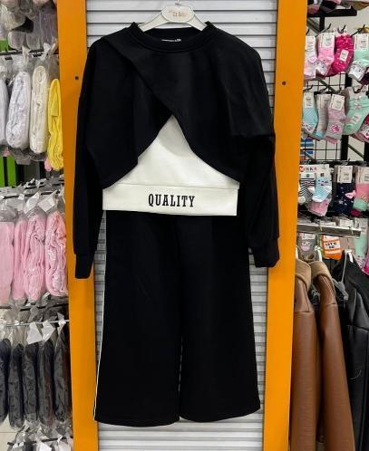 SONÖZ Kids 0124 Kız Çocuk Önü Çapraz 3lü Takım
