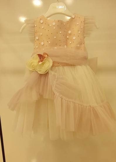 DAİSYGİRLS 8977 Puantiyeli BEBEK Elbise Abiye