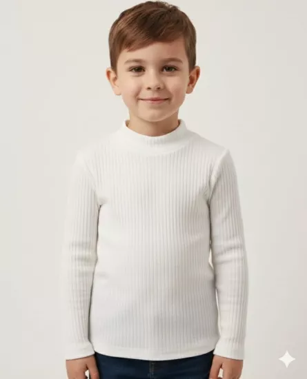 YNC 7778 Kız-Erkek Düz Fitilli Penye Badi