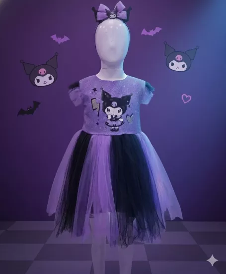 01034 Lumia Kids Kız Çocuk Kuromi Elbise