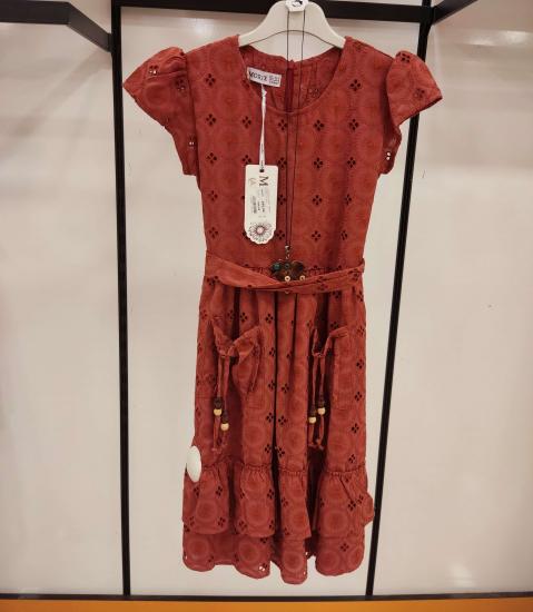 MORİX Kids 110 Kemerli Çocuk Elbise
