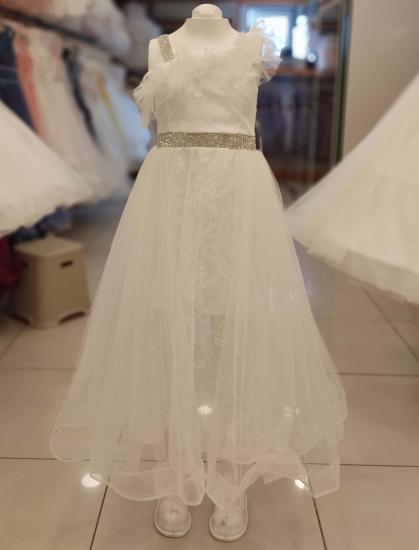 DAİSY GİRLS 2114 Tek Omuz Dantelli Çocuk Abiye