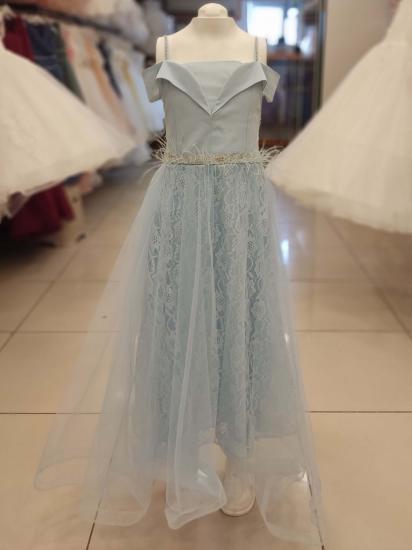 DAİSY GİRLS 2133 Omzu Düşük Dantelli Çocuk Abiye