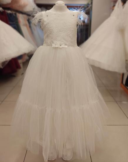 DAİSY GİRLS 8685 Omuzu Tüylü Çocuk Abiye