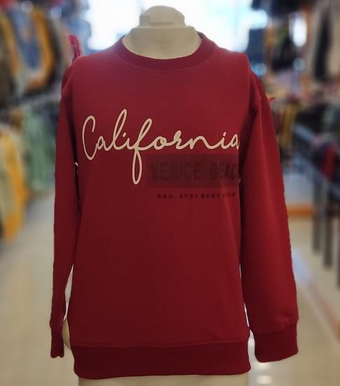 NY Kids 9602-9603 California Arka Baskılı Erkek Çocuk Sweat